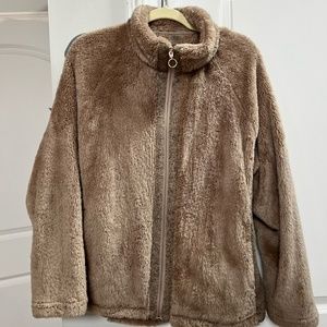 Tan ZeroXposur fluffy jacket